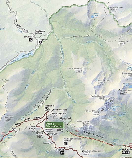 My patrol area was the largest in the park. It covered the Cache and LaPoudre drainage which was essentially all of the northwest corner of the park.