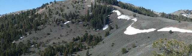 Peak 9248 viewed from the northeast.