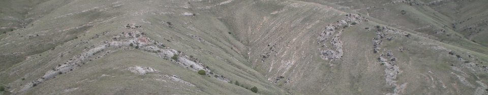The upper section of the Southeast Ridge. Point 5801 is on the left and Peak 5927 is on the right. This shot was taken from Point 5572 on the ridge. Livingston Douglas Photo