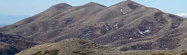 Three Point Mountain viewed from Peak 5096.