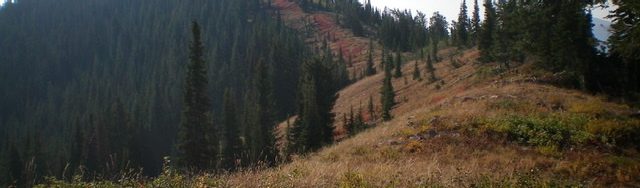 Red Benchmark and the final section of its northwest ridge. Livingston Douglas Photo