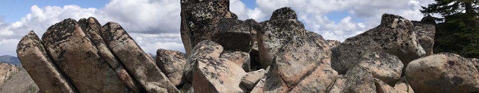 The summit of Peak 8608.