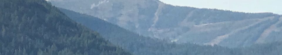 Schweitzer Basin Peak viewed from Sandpoint.