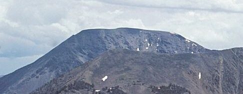 Flat Iron Peak from Yellow Pass.