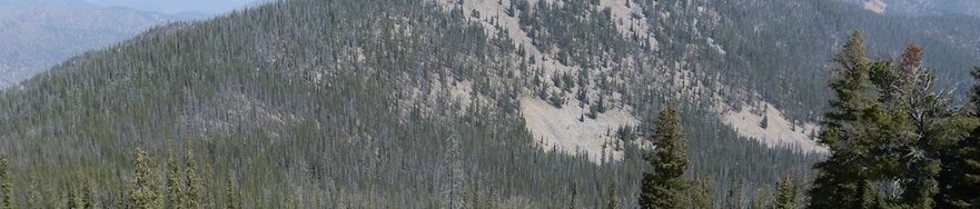 Chinook Mountain ciewed from Peak 8722. John Platt Photo