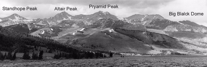 Pioneer Mountains.