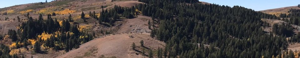 Peak 7114 viewed from Glass Hill.