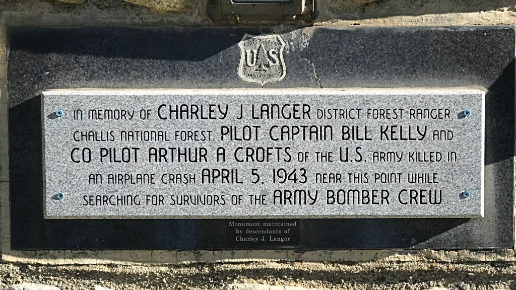 This memorial at the Langer Lake Trailhead provides the history behind the Langer name.