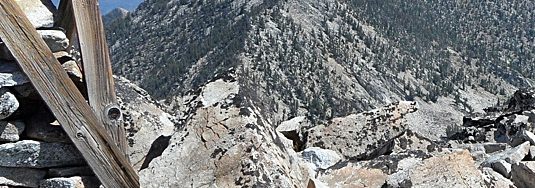 North Loon Mountain viewed from South Loon Mountain. John Platt Photo