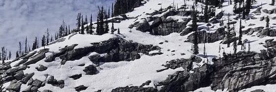 Peak 7828 above Crystal Lake. John Platt Photo