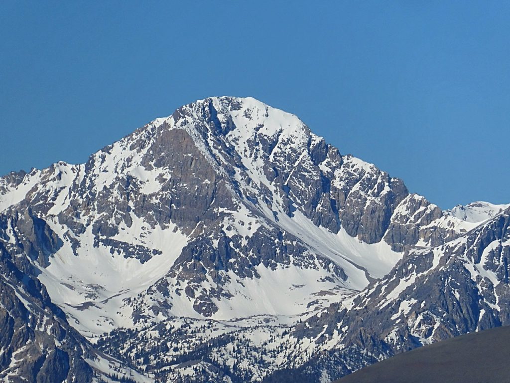 Mount Idaho viewed from the Donkey Hills.