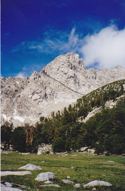The east face of Altair from Bellas Canyon. Rick Baugher Photo