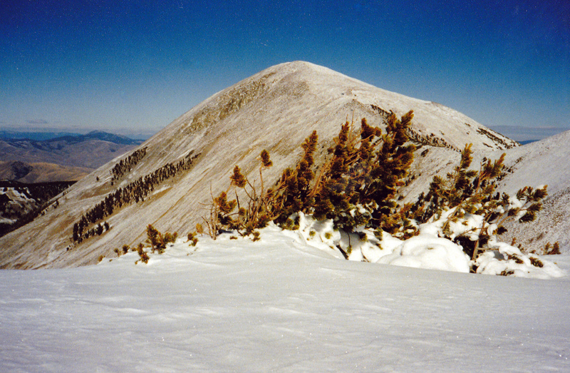 Looking north to Mill Mountain, Little Mill Mountain is just off the photo on the right side. Rick Baugher Photo