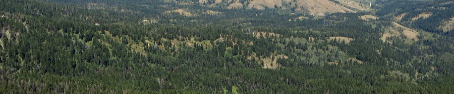 Idaho Ridge from Ryan Peak. Photo - Steve Mandella