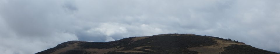 Peak 8454 from the saddle. Photo - Steve Mandella.