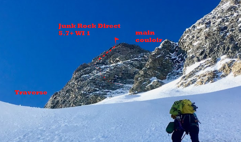 Classic me, we were hoping to climb the North Face Direct, but we were off route. The rock was junk, but then again, it is the Lost River Range. Nathan Smith Photo