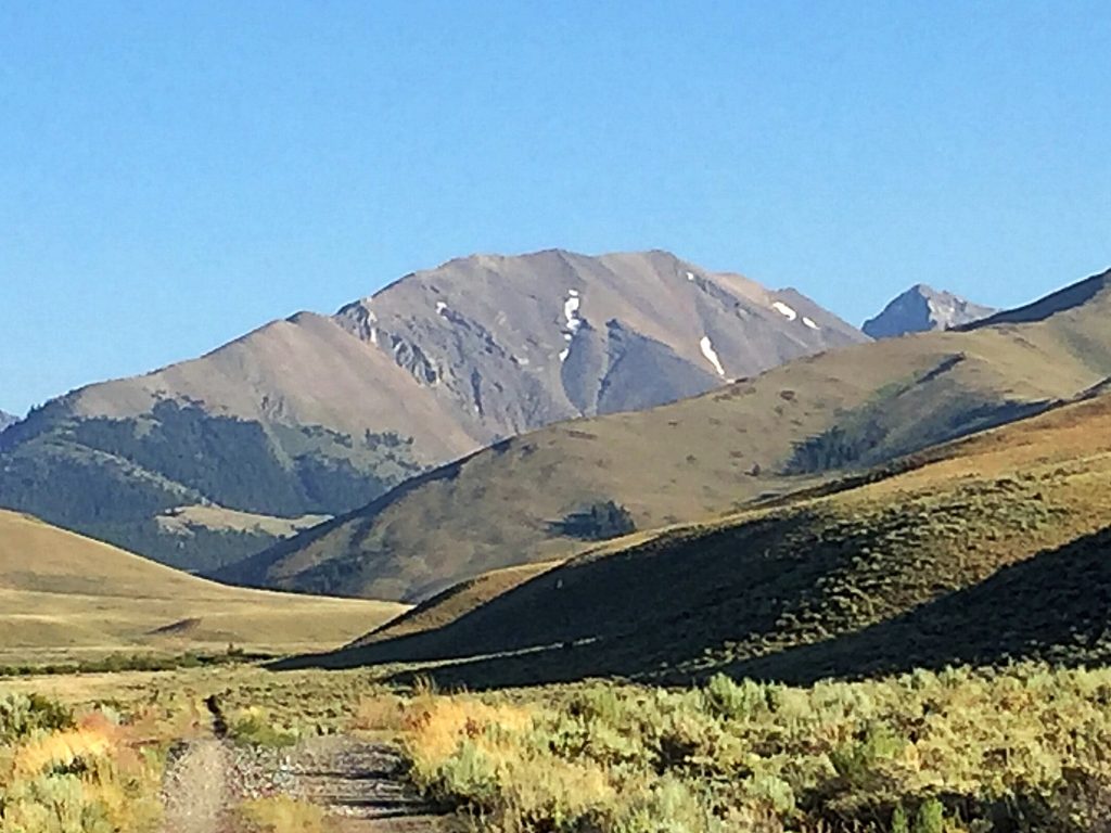 Apex Peak from the entrance to the East Fork of Burnt Creek.