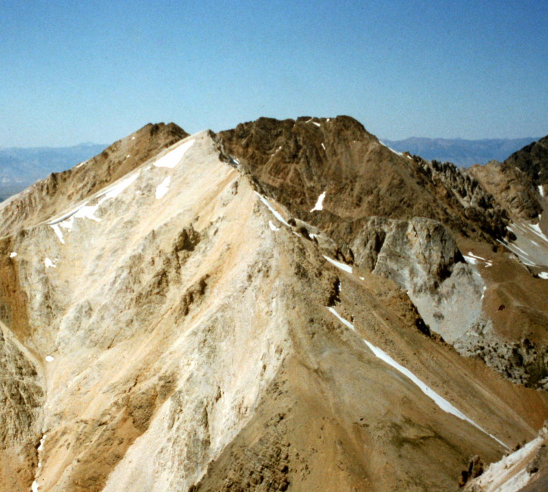 White Cap Peak viewed from Bad Rock Peak.