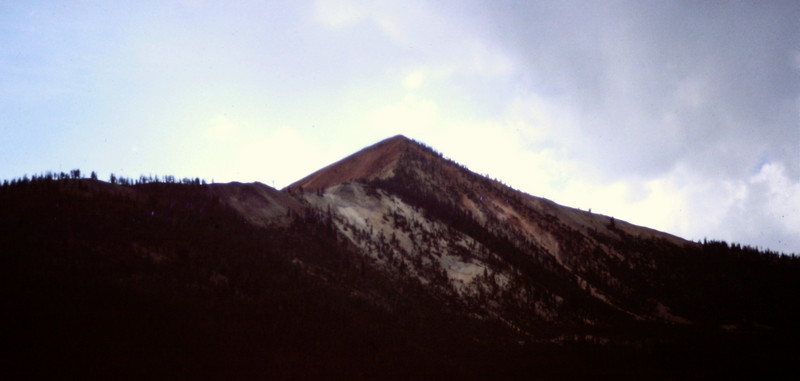 Red Mountain from the approach to Crimson Lake.