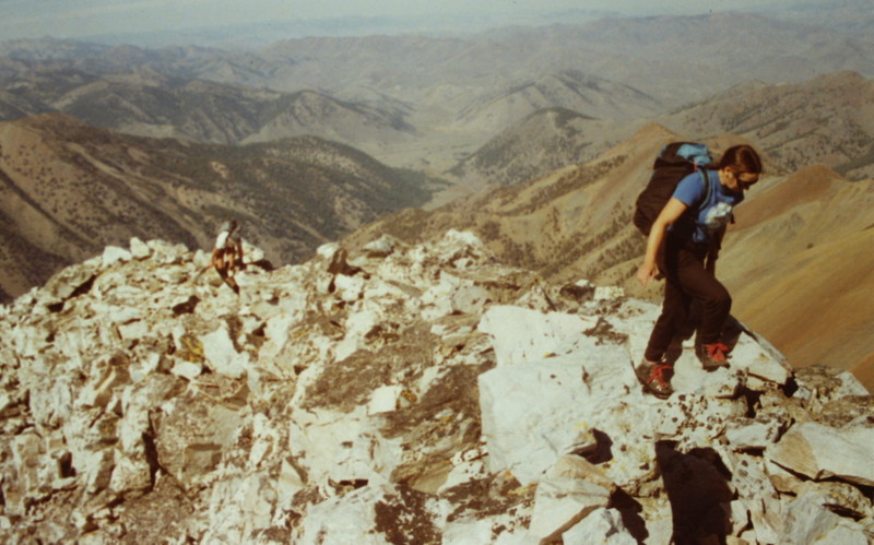 This shot was taken roughly half way up the Northeast Ridge.