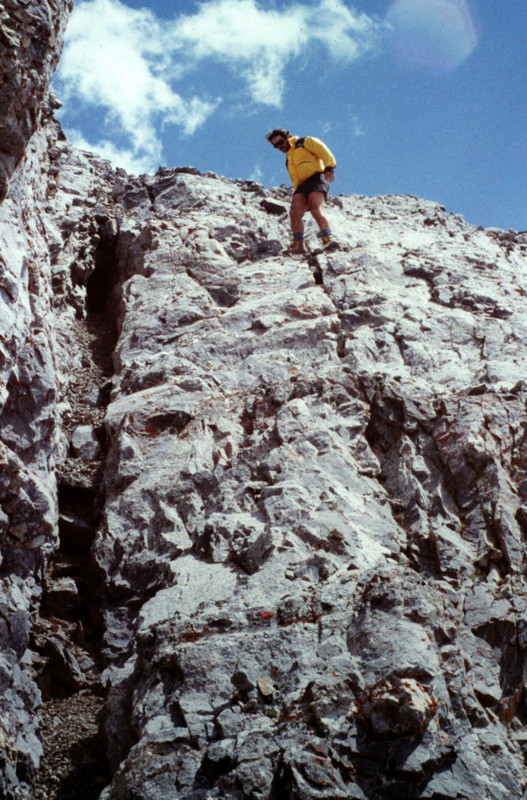 Italian Peak 4th class pitch