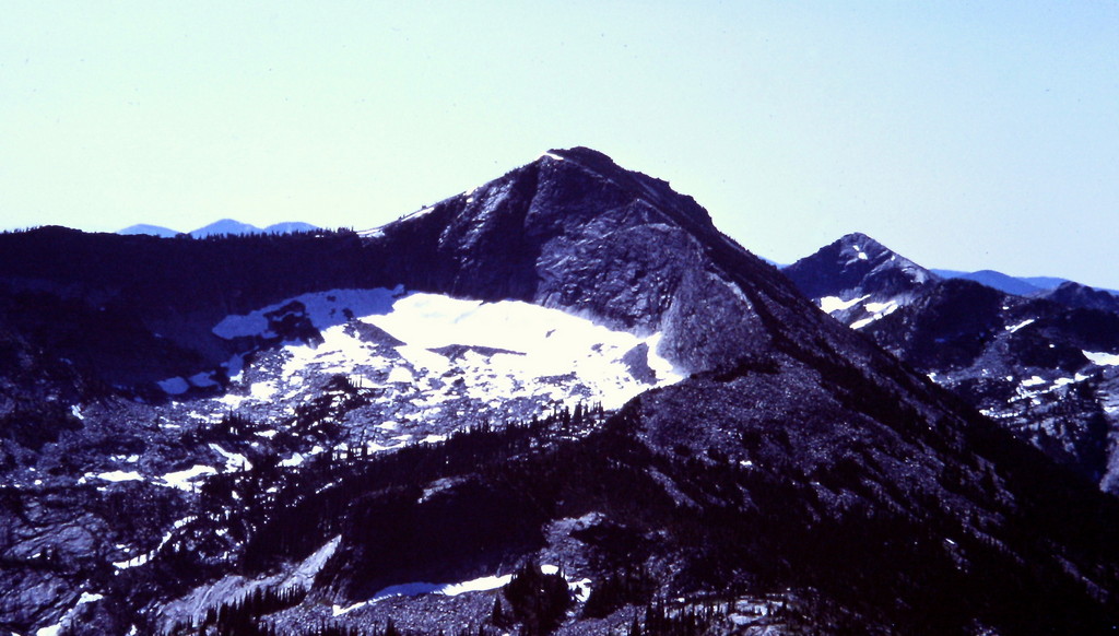 Gunsight Peak from Mount Roothaan.