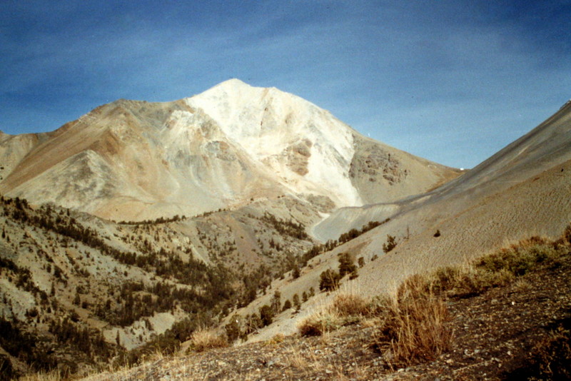 White Cap peak viewed from Upper Cedar Creek.