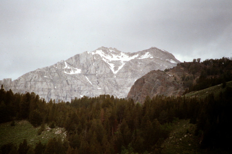 Pyramid Peak viewed from Copper Basin.