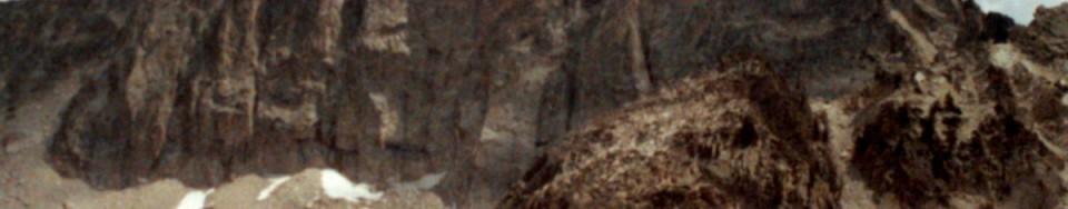 The western face of Mount Cramer viewed from Cramer Pass.