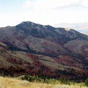 Peak 8037 as seen from Goodenough Peak. Photo - Steve Mandella.
