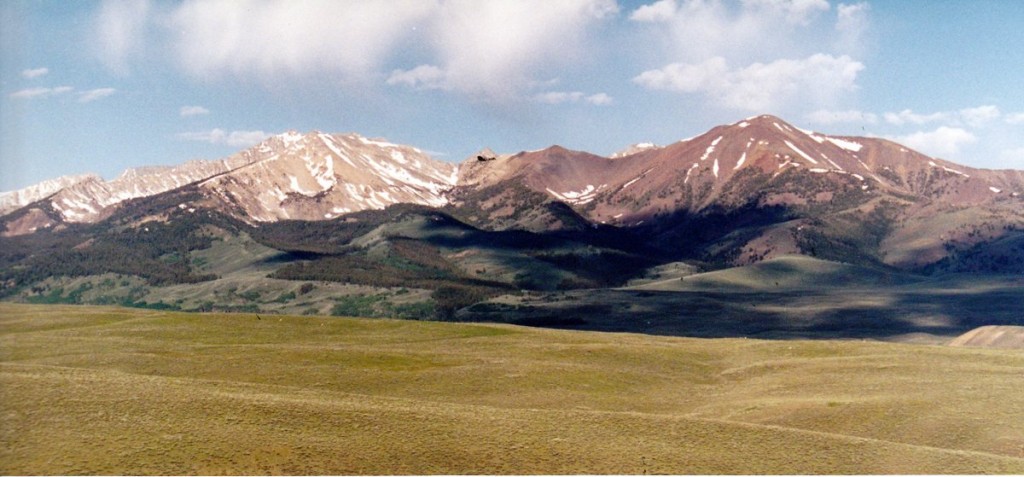 Pyramid and Big Black Dome from Copper Basin.