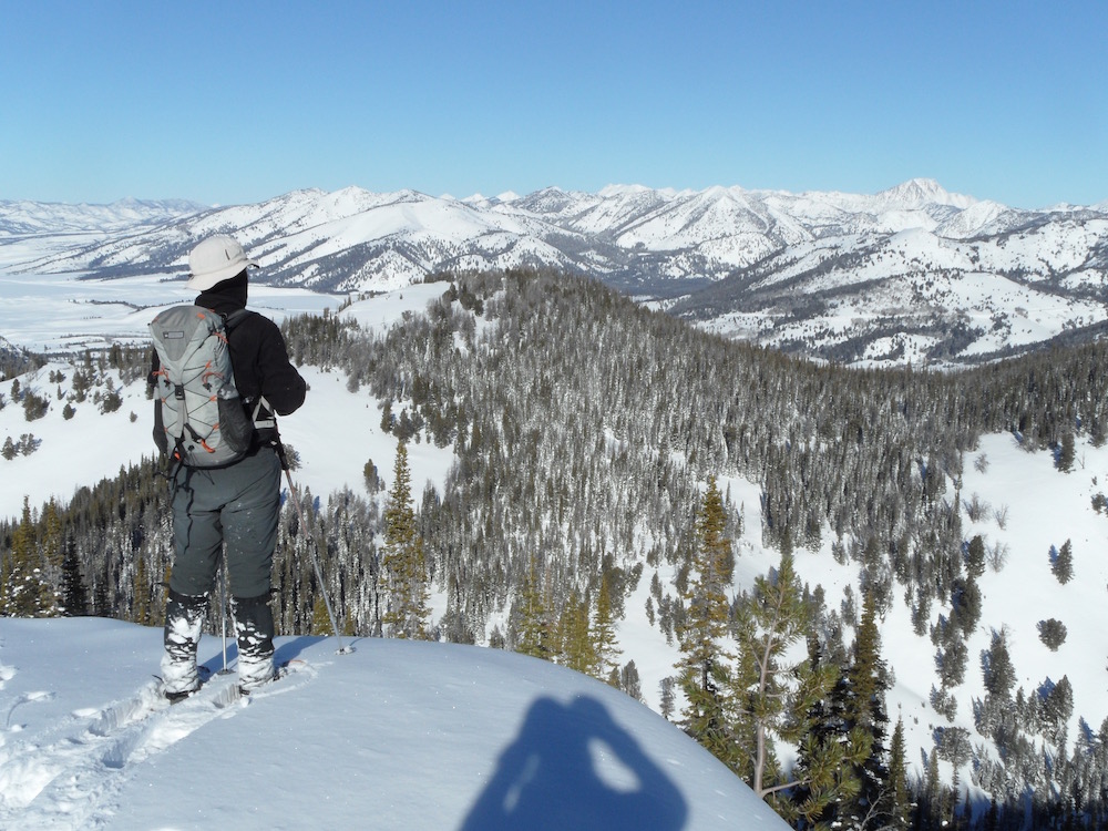 Sawtooth Range, Sawtooths, White Cloud Peaks, snowshoe