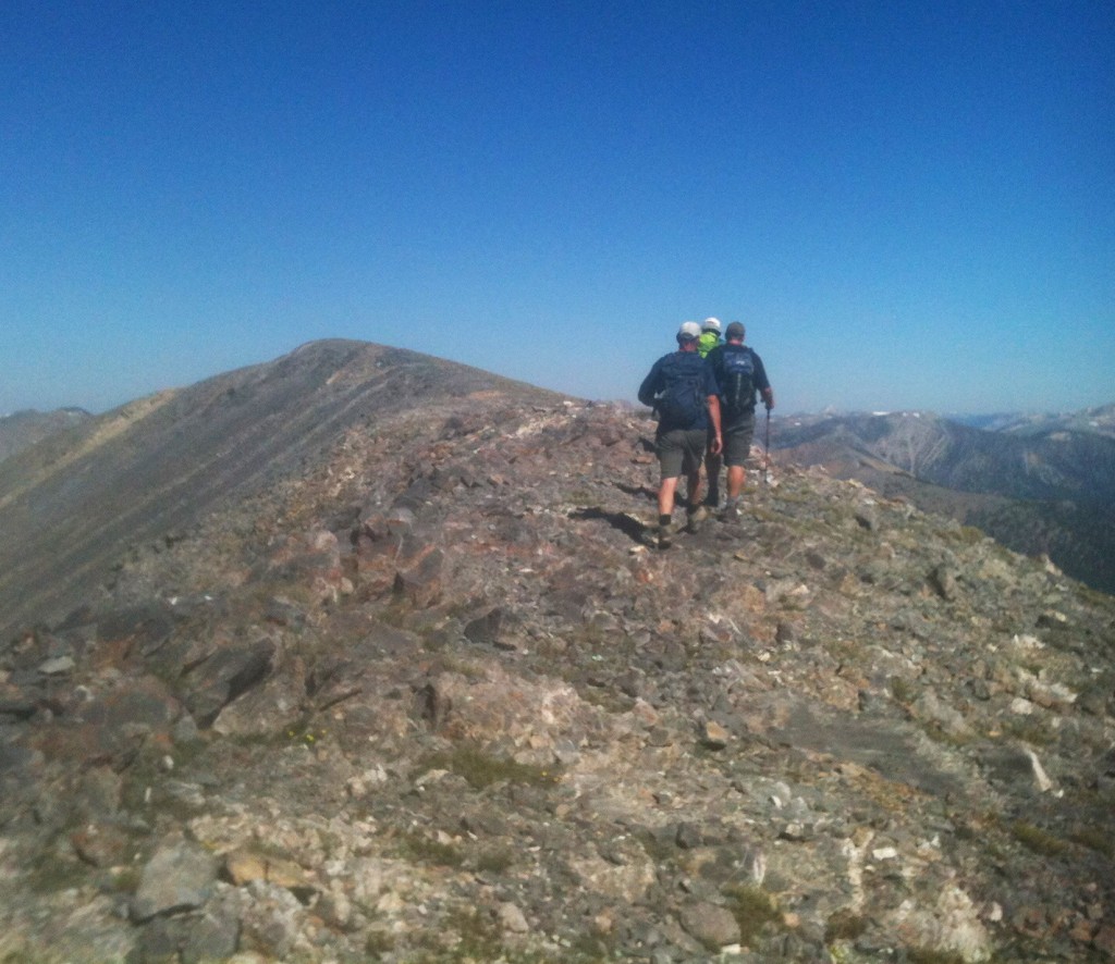 Meadow Peak's summit ridge.