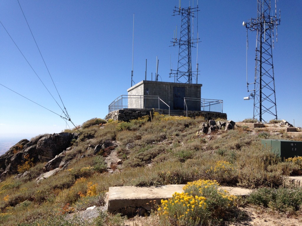 This, until 2018, was the high point. An observation deck surrounded the building.