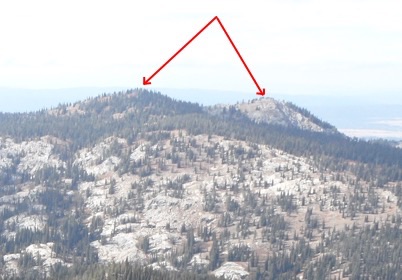 Twin Peaks viewed from the east. John Platt Photo
