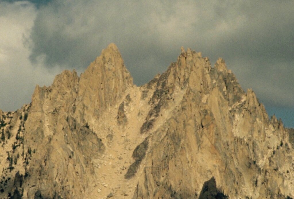 Mount Heyburn from a point above Saddleback Lakes.