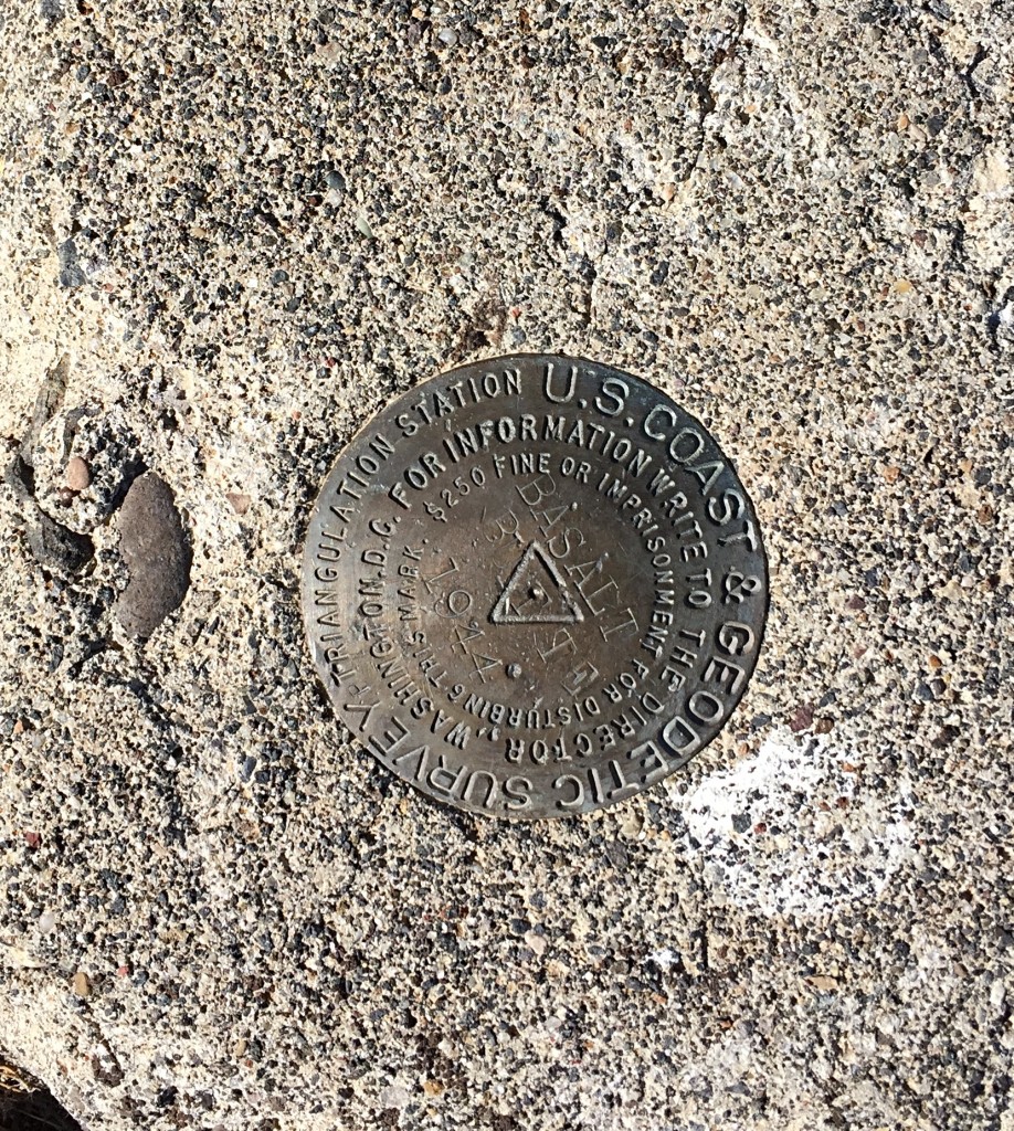 The benchmark on the summit.