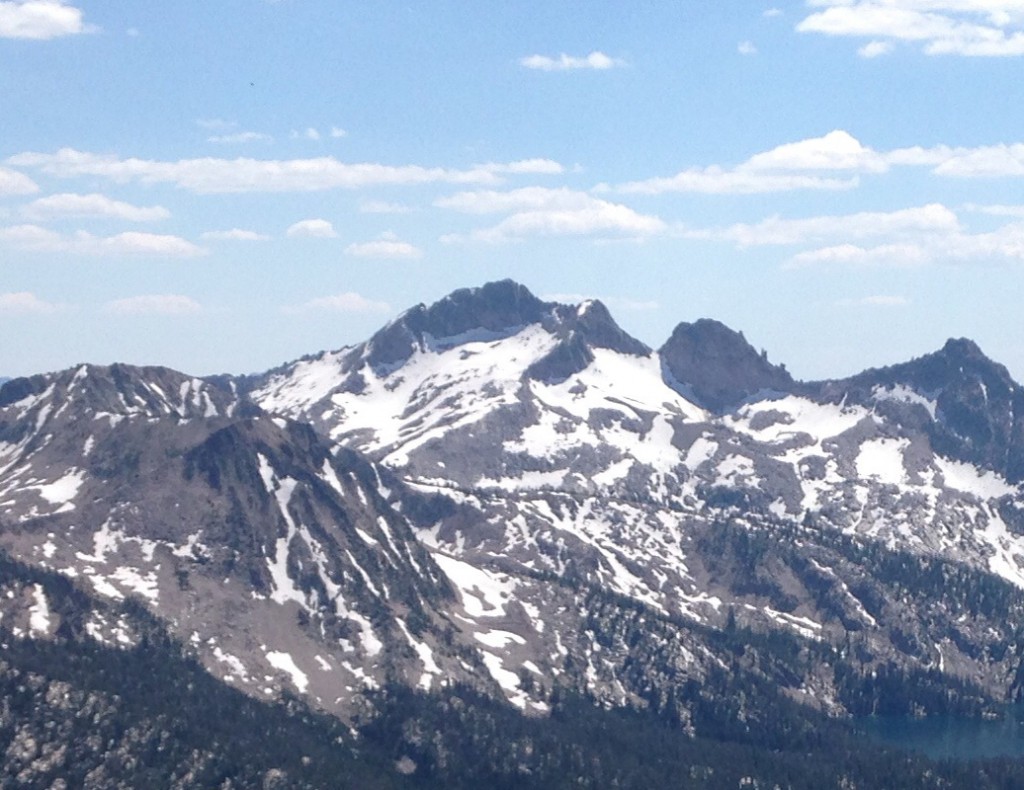 Snowyside Peak from Imogene Peak.