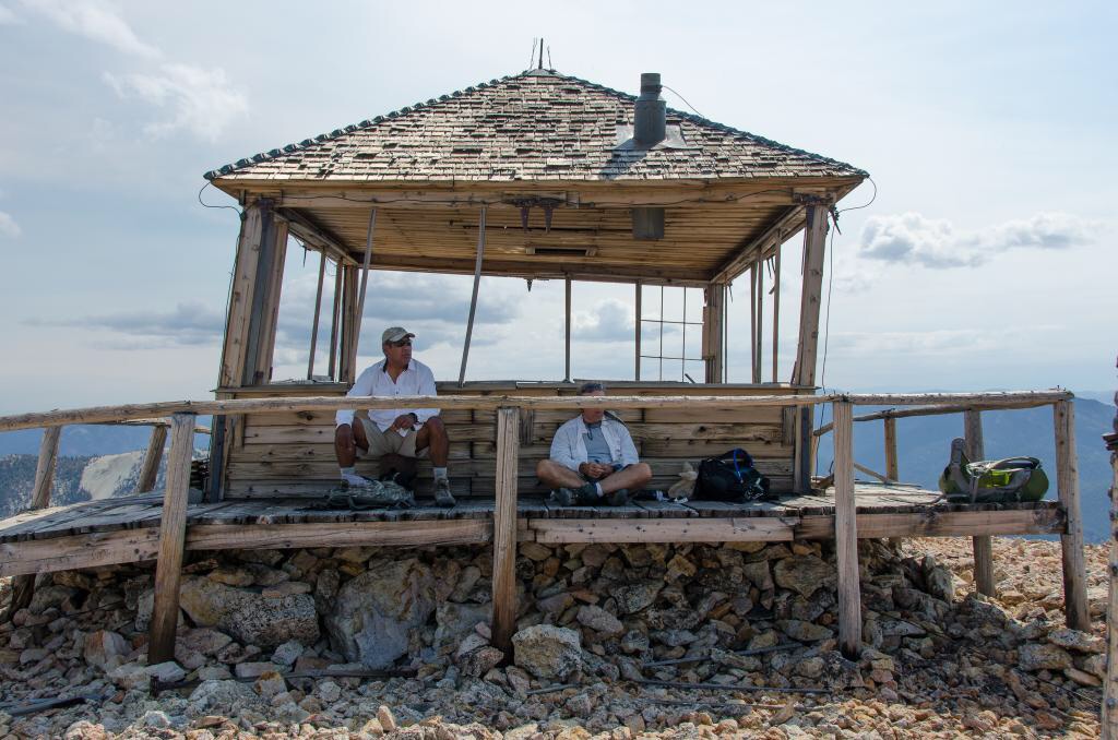 The old lookout may not be habitable but it's still a good place to take a shady break and enjoy the view. Andrew Chiles Photo