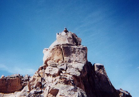 The block looks harder to climb than it is.